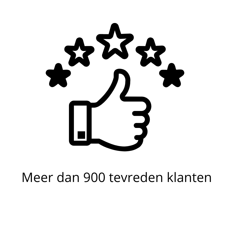 900 tevreden klanten