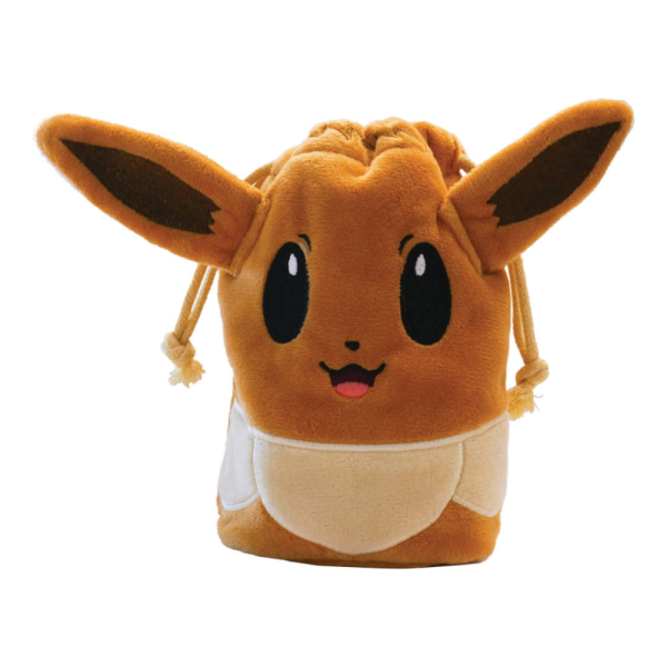 Zachte Eevee accessoire pouch uit Pokémon Prismatic Evolutions Special Collection