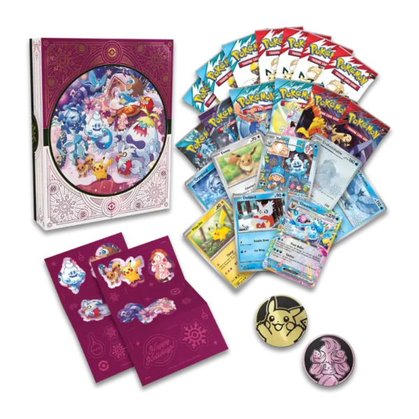 Inhoud pokémon holiday calendar 2025